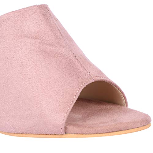 Image of Feel it Suede Block Heels for Women's & Girl's