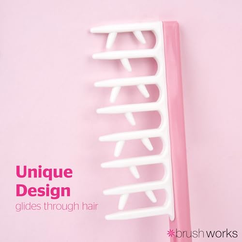 Peine Brushworks para Rizos, Dientes Anchos y Angulados miniatura 5