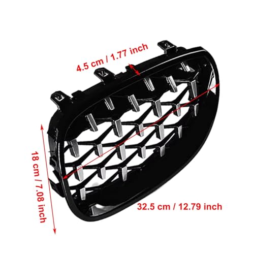 Parrilla delantera de riñón para solucionar el desgaste del capó de tu coche E60 o E61. 3