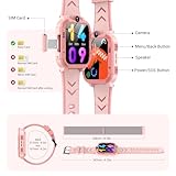 Blackview 4G Kids Smart Watch | GPS+LBS+Wi-Fi Tracker & SOS Function | 2-Way Video/Voice Chat/Calls/SMS | Sleep Monitor | Pedometer | Class Mode, Camera, Games | Birthday Gift for Boys Girls -2 Straps - Image 9