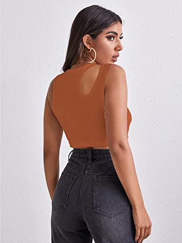 Image of Shasmi Women Crop Top, Ribbed, Stylish Tank Top, Soft and Comfy Fabric has Some Stretch