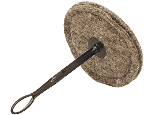 9" Round Chimney Flueblocker – Herdwick Wool Wood Stove and Fireplace Draft Stopper