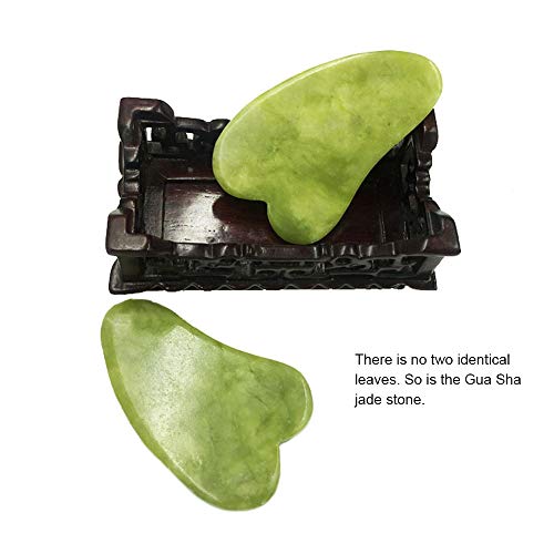 Andoer Placa de Gua Sha Jade Stone Guasha Ferramenta de massagem raspadora Massageador facial para r