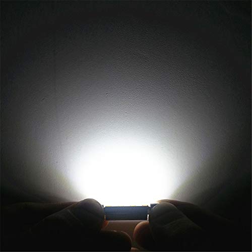 Image of WLJH White 39mm C5W LED Bulb for Interior Dome and Map Lights