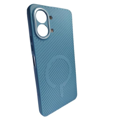 Image of Sleek Back Cover Case for Tecno POP X | Slim Fit Protective Design | Micro Fiber Cloth Inside | Camera Protection Bump |Carbon Texture Case Tecno POP X | (Mist)