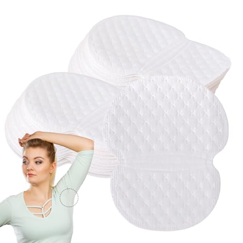 YIHAOH 50 Unidades Almohadillas Sudor Axilas, Sobaqueras Sudor,Desechables Antitranspirante Axilas, Ligero Y Transpirable, Impermeable Y Resistente Al Sudor, No Es Fácil de Quita