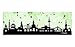 Produktbild KD Dsign+ Glasbild CITY AG39000784 DRESDEN STERNE GRÜN Größe 90 x 30 cm inkl. Aufhängesystem (Haftbleche)