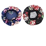 Haube mit breiter krempe – perfekte größe, bedeckt den ganzen kopf, fühlt sich sehr angenehm an, schlafhauben für frauen