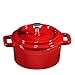 Bruntmor 21 Piece Enameled Cast Iron Cookware Set, Fire Red