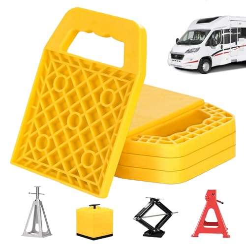Placas de soporte para caravanas y autocaravanas de viaje en camping juego apilable