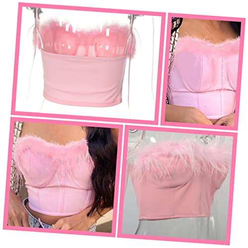 Chaleco elegante sin mangas blusas para mujeres con estructura interna 2