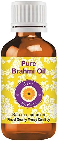 Deve Herbes Brahmi Oil (Bacopa monnieri) | Infused | Pure | Non-Sticky | Lightweight | For Hair Care Routines | Men & Women | Traditional Use | Natural | 10ml