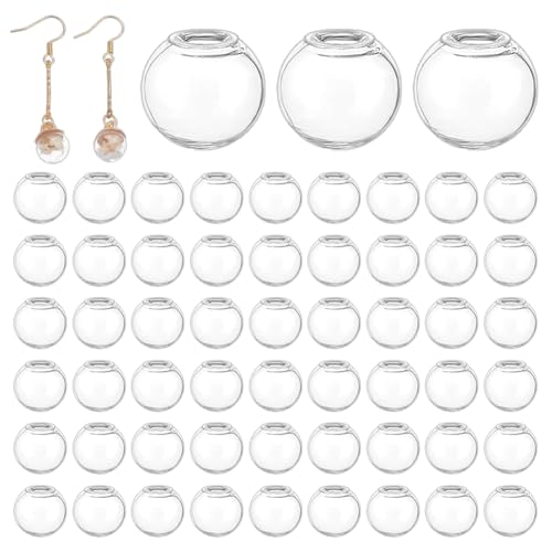 Globes en verre de 10 mm pour créer vos boucles d'oreilles et colliers personnalisés