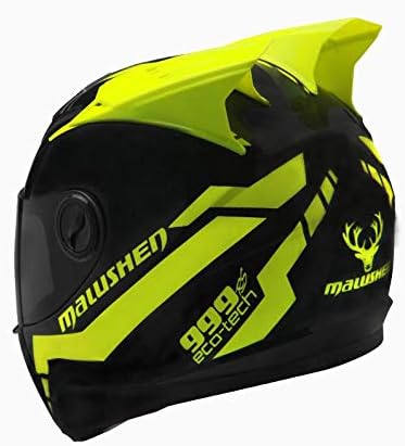 Miniatura 4 de Full Face Motorcycle Helmet with Horns Riding Motocross Racing Motobike Helmet Casco De Motocicleta
