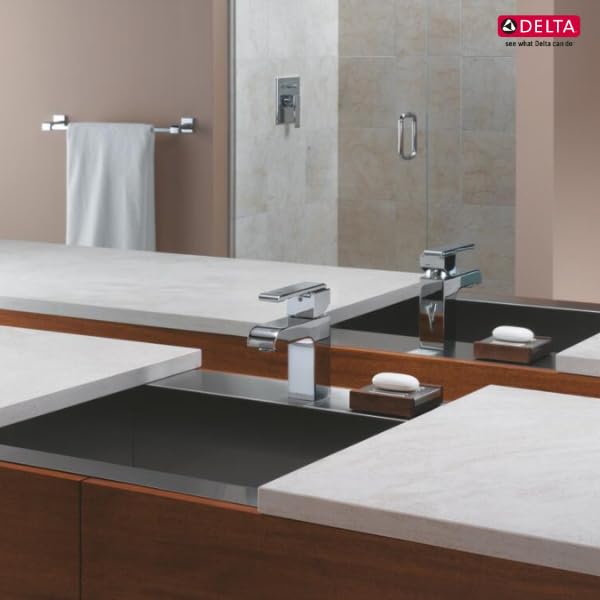 Image of Delta Faucet Arzo in-Wall Tub & Shower Trim Only I Bath and Shower Trim I Bath Tap, Handshower and Showerhead Diverter I Polished Chrome - T853260