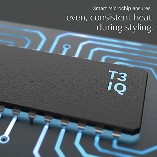 T3 Curl Id 1.25" Digital Ceramic Curling Iron With Smart Touch Interface & Interactive Heatid Technology For Automatic Heat Setting Personalization - Shiny Smooth Curls That Last, White #TOP5