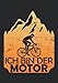 Price comparison product image Notizbuch A5 dotted, gepunktet mit Softcover Design: Fahrrad in den Bergen Mountainbike bin der Motor Spruch Rad: 120 dotted (Punktgitter) DIN A5 Seiten