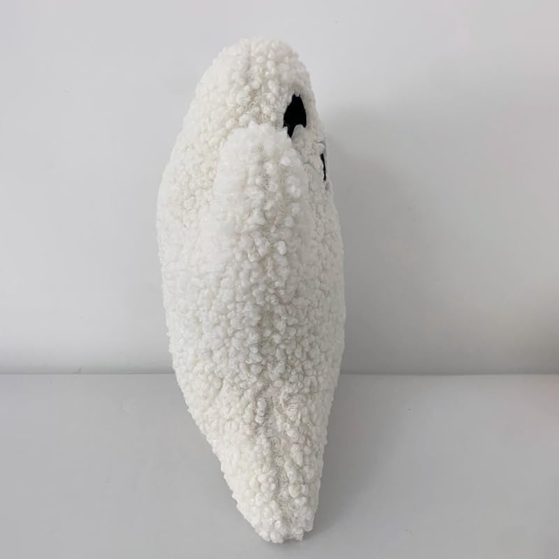 Miniatura 6 de Juguetes de peluche de fantasmas de Halloween, lindos cojines de peluche decorativos divertidos de fantasma, cojín de decoración, 7.9 pulgadas
