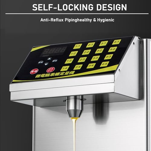 Kommerzieller automatischer Sirupspender, Fructose-Quantifizierungsmaschine für die Zubereitung von Kaffee, Bubble Tea und Milchtee 5 Kommerzieller automatischer Sirupspender, Fructose-Quantifizierungsmaschine für die Zubereitung von Kaffee, Bubble Tea und Milchtee