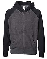 Algopix Similar Product 2 - Global Blank Youth Lightweight Zip Up