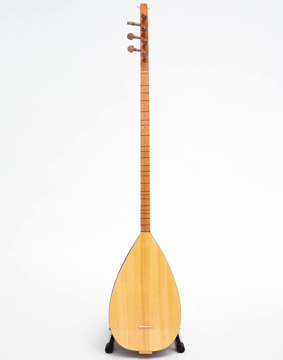 Long Neck Turkish Saz Mahogany wood with Pickup, handmade traditional instrument - Image 2