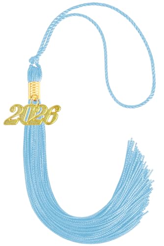 Image of 2026 Tassel Graduation,Light Blue Tassel 2026 for Grad Cap and Graduation Ceremony Accessory Decoration