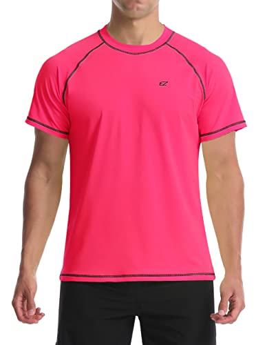 Image of Men's Swim Shirts Rash Guard UPF 50+ UV Sun Protection T-Shirt Quick Dry Fishing Beach T Shirts