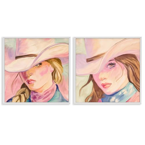 Tableaux cowgirls pastel Kim Allen pour exprimer votre liberté et passion western