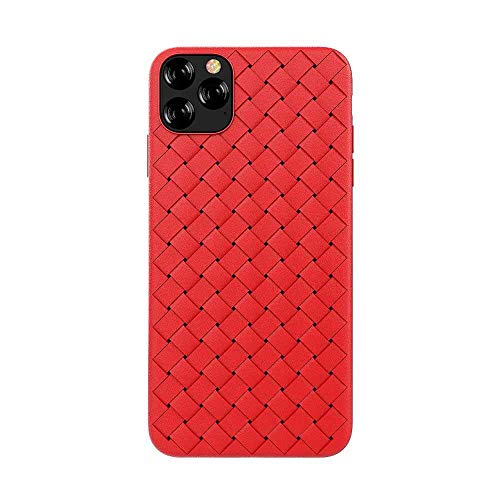 Devia WOVENNEW6.5 RD Funda tejida suave para iPhone 11 Pro Max roja   (paquete de 1)