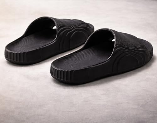 Image of Men's EVA Slide Slippers | Ultra Soft Cushion Comfort Slides for Men | Lightweight Anti-Skid Bathroom & Beach Slippers | Waterproof Shower Sandals | Casual Indoor Outdoor Footwear