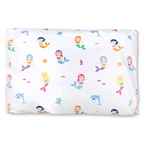 Wildkin Kids Microfiber Full Sheet Set For Boys And Girls, Bedding Sheet Set Includes Top Sheet, Fitted Sheet, And One Standard Pillow Case (Mermaids) #TOP4