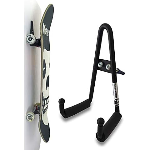 Grab & Go Skateboard Longboard Wall Hanger Storage Mount Rack Cover