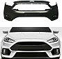 munirater Black Front Bumper Cover Replacement for 2015-2018 Ford Focus S/se/sel/Titanium
