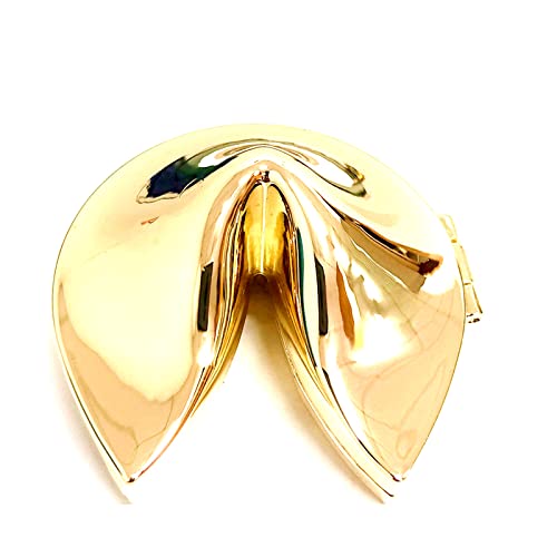 Ya.x Custom Personalized Metal Fortune Cookie Box for Weddings, Contains Your Personalized Fortune Cookie Paper Message, Great Gift For Couples, Metallic Gifts & Keepsake (5.2cm*5.2cm) - Image 3