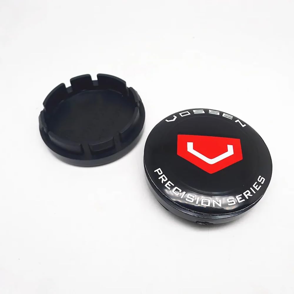 OBONG 4Pcs Car Hub Centre Caps Wheel Center Cap Compatible with for 56mm Vossen Wheel Center Hub Caps Decoration Accessories,C-56mm