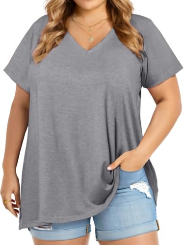 Hauts grande taille pour femme t-shirt oversize parfait pour vos tenues d'été