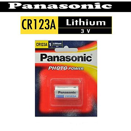 CR123A 1 Panasonic Photo Power 3V Lithium Battery - One Card