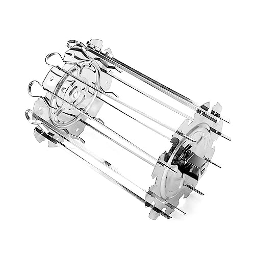 Cage para asado rotatorio de acero inoxidable miniatura 1