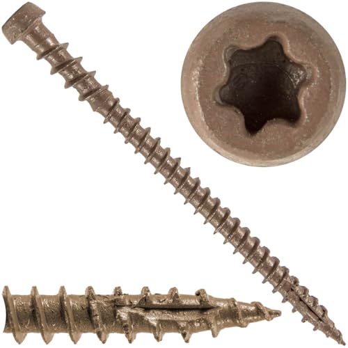 10 x 2-3/4" Rustic Cedar Composite Decking Wood Screw