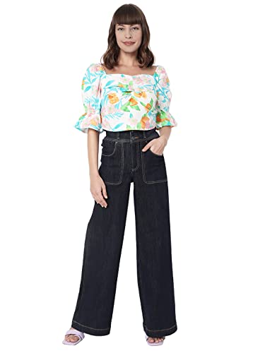 Image of VERO MODA Women's Cotton Regular Fit Top