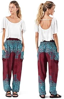 Happy Trunks Harem Pants - Flowy, Baggy Sweatpants for Women - Hippie Clothing