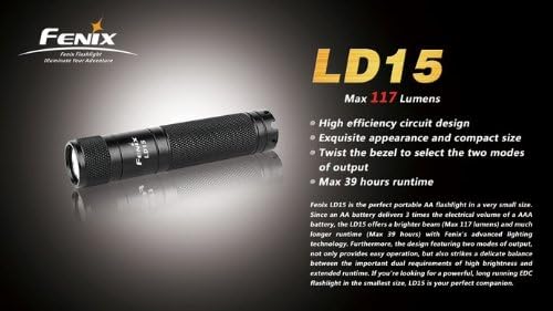 Fenix LD15 High Performance LED Flashlight