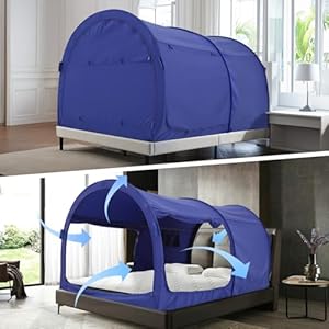 Alvantor 2005FB Betthimmelzelt Doppelgröße Blau