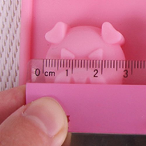 Silicone Chocolate Mold - Pink Pig - Also Good for Ice Cubes & Truffles