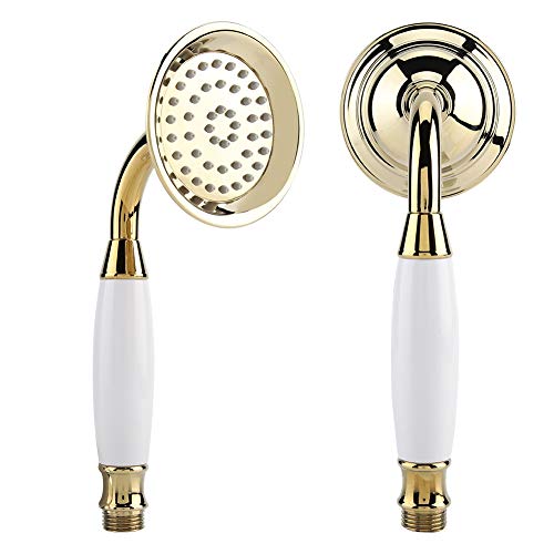 Shower Head, Hand Shower Sprayer, Handheld Shower Head for Bathroom Home Accessories-G1/2 Gold