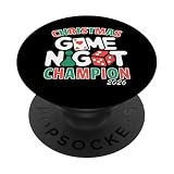 Christmas Game Night Champion 2026 PopSockets Adhesive PopGrip