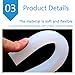 UpGBRF Silicone Square Solid Strip Seal Strip Stick Length 1 Meter for Joining Industrial Equipment, Width 11Mm-15Mm,15mm x 15mm