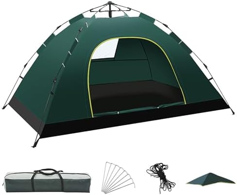 Camping Tent, One-touch Tent, Outdoor Tent, Children, Camping Tent, Double Layer, Foldable, One-Touch for Camping, UV Protection, One-Touch for Camping, Outdoors, Windproof, Disaster Prevention