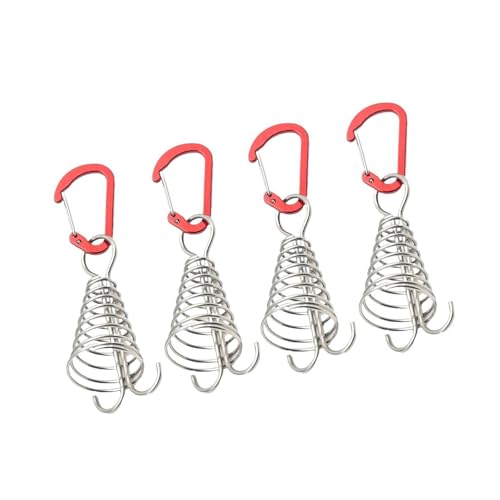 Octopuses Deck Peg Octopuses Tent Stakes with Spring Buckle Outdoor Camping Tool Tent Board Stake Wind Rope Anchors Deck Anchors