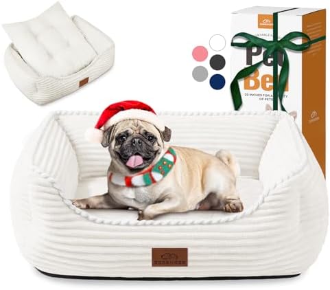 Zerbuger Orthopedic Dog Bed for Medium Dogs,Dog Sofa Beds Support...